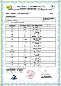 Certifikát č. ZCV-23-325/C05 - Proces svařování